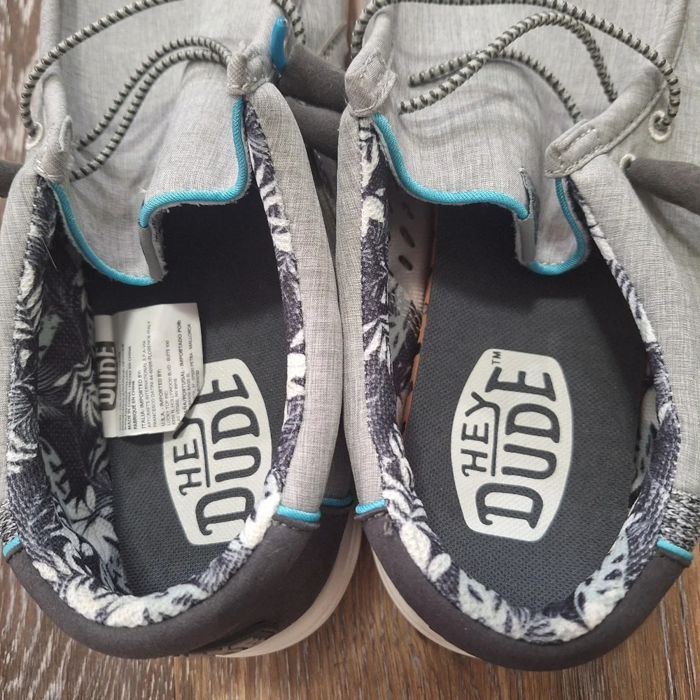 Hey Dude Men's Wally H2O Graphite Slip On Shoes, Sz 13 - Picture 5 of 8